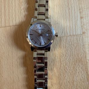 Burberry Watch - Gold Boyfriend Style